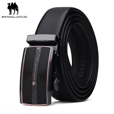 China JINFENGLUOTUO 100% Fashion High Quality Fashion Men's Belts Whip Genuine Leather Belt For Gentleman for sale