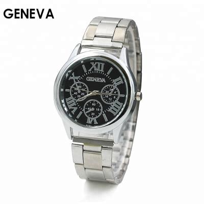 China New Fashion Geneva Unspecific Women Watches Stainless Steel Ladies Quartz Casual Watch Reloj Mujer Clock for sale