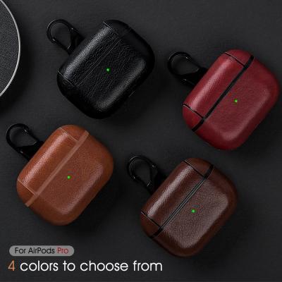 China For Earphone For Airpod Earphone Stand Case Waterproof Case For Air Pod Pro Earphone Case Earbuds Leather Cover for sale