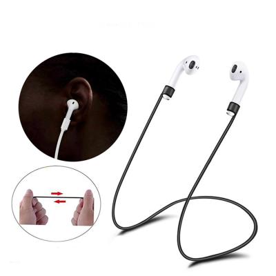 China Earphone Anti Lost Accessories Holder Strap and Earhook Silicone Earphone Cable Anti-Lost Hearing Protection Holder For Airpods 55cm for sale