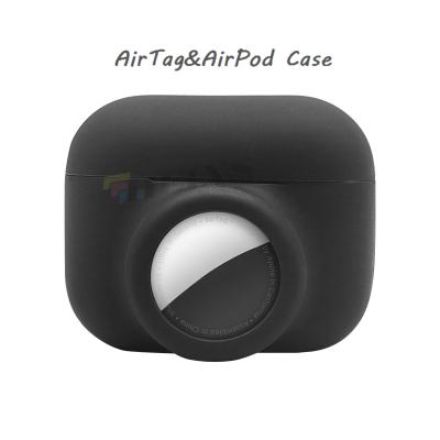 China Anti-drop free sample airtag air pod case with high quality silicone material airtag case for sale