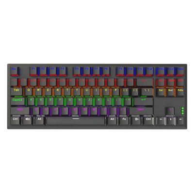 China Multimedia Keys Gt-Kb917L Havit 87 Keys PC Usb Led RGB Mechanical Gaming Keyboard Clavier Computer for sale