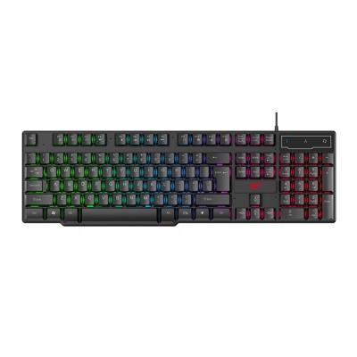 China Cheap Plug & Play Havit Kb504L Customized 19 Key Anti-ghosting 104 Rainbow Led Membrane Gaming Keyboard Computer for sale