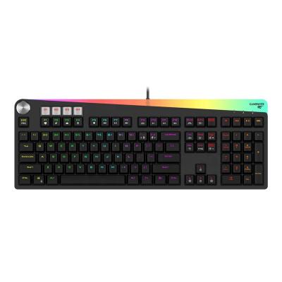 China Can make different country language versions HAVIT RGB backlit mechanical gaming keyboard 112 keys with sag keys KB473L for sale