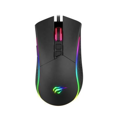 China With Fingerprint System MS1001 Havit OEM 7 Keys 4800 Dpi PC Computer Gaming Optico Raton Ergonomic Mouse Gamer for sale