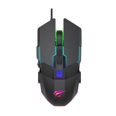 China HAVIT GT-M77 Lightweight Gaming Device Mouse Ergonomico Optico RGB Multi Gaming Led Gamer Gaming Wired Mouse For PC for sale