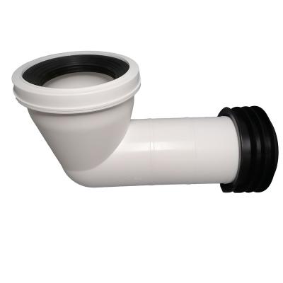 China 90 Degree Adjustment WC Pan White EUROPEAN Quick Connector For EU/UK Market for sale