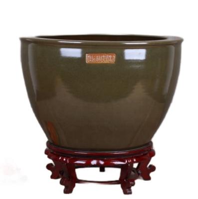 China Jingdezhen Simple Stored/Healthy/Eco-friendly Large Outdoor Garden Decoration Molds Home Plant Ceramic Exotic Pot for sale