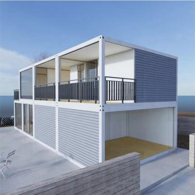 China Modern Foldable Flat Expandable Flat Modular Prefab Package 40ft Container House for sale