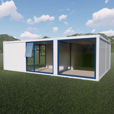 China Eco-friendly Durable Folded Prefab Folded Container House Modern Storage Office Modular Low Cost Container Office for sale