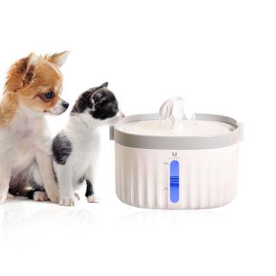 China Amazon Hot Selling Automatic Customized Electronic Automatic Pet Water Container Smart Cats Feeding Fountain Dogs Drinking Dispenser 2L for sale