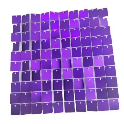 China Not Easy To Fade Cheap Wholesale Exterior Wall Shimmer Matt Purple Shimmer Wall Backdrop Panel for sale