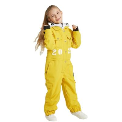 China Vintage Anti-UV Baby 8-9 Years 24mlittle Winter Girls Boys 2 Piece Ski Snowsuit Set Stripper Jacket And Pantssnow Suit 8-10 for sale