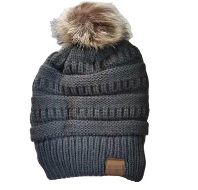 China JOINT Manufacturer Winter Warm Custom Kids Knitted Hats for sale