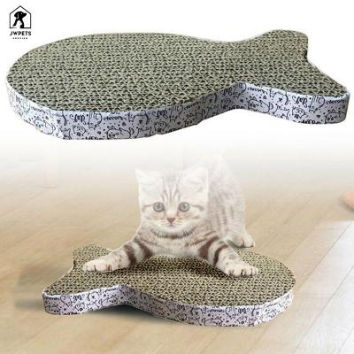 China Corrugated Cat Scratcher Board Scratching Post Mat Toy Soft Bed Mat Sisal Kitten Claw Care Pet Toys Work Area for sale