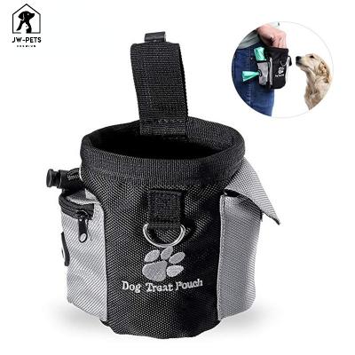 China Sustainable Dog Treat Pouch Drawstring Carry Pet Toys Food Poop Bag Pouch Pet Hands Free Waist Bag Pet Training Product for sale