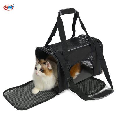 China Sustainable Cat Carrier, Pet Carriers Airline Approved Soft-sided, Travel Carrier for Medium Cats and Small Dogs for sale