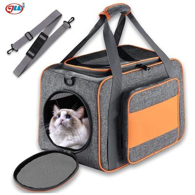 China Cat Carrier Sustainable Pet Carrier, Pet Travel Carrier for Cats Medium Dogs Under 25 Pounds, Airline Approved Large Capacity Storage Bag for sale