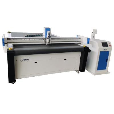 China Eva Cutting Pad Cloth Leather CNC Oscillating Knife Tangential Cutting Machine for sale