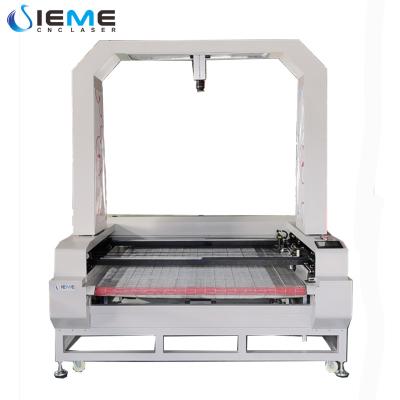 China Laser Engraving Double Beam CO2 Laser Cutting Machine With Big Version Camera for sale