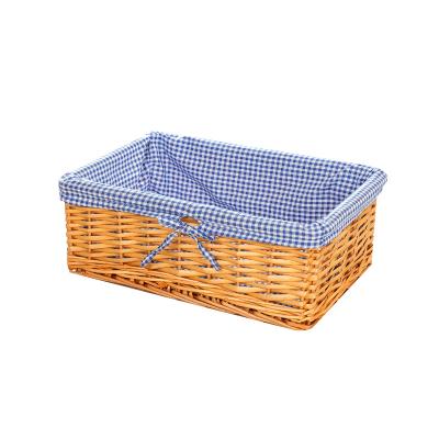 China None Storage Basket Best Selling Natural Willow Woven Wicker Basket Beautiful for sale