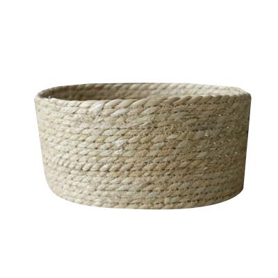 China Modern High Quality Hand - Woven Flower Basket Best Selling Flower Pots For Ornament for sale