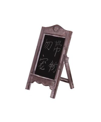 China Vintage Retro Vintage Tip Board Solid Wood Shop Advertising Menu Board Non Magnetic Blackboard for sale