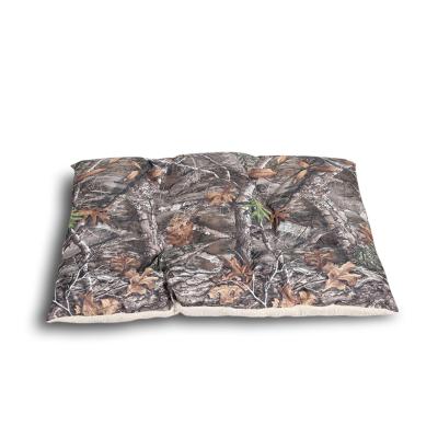 China Medium Size Waterproof CAMO Pillow Bed Lamb Fabric Soft Warm Dog Bed Pet Beds CAMO Color Pet Supplies for sale