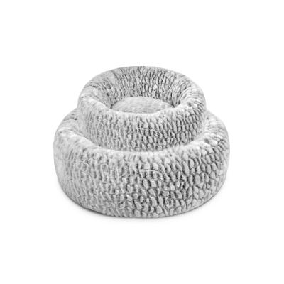 China Small Size Waterproof Washable Luxury Custom Donut Cat And Dog Round Pet Soft Cushion Bed Suppliers for sale