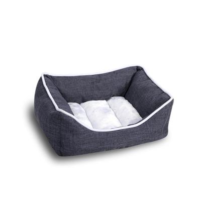 China Square Dog Cat Nest House Pet Bed Shape Size Pet Couch Nest Bed Waterproof Comfortable Different Kennel Soft Warm Bed for sale