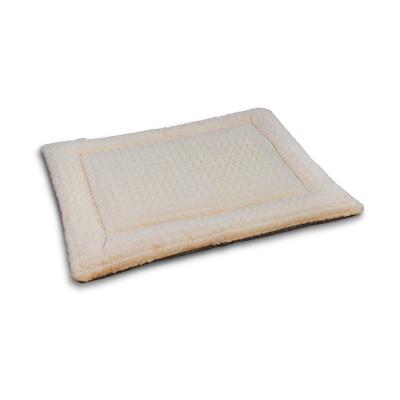 China Large Size Soft Pet Bed Plush Mat Padded Cage Plush Mattress Travel Pet Blanket Dog Cushion Cat Mat Washable for sale