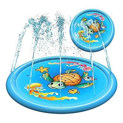 China 3 Years Kids Inflatable Sprinkler Baby Food Pool Wall Water Play Mat Toy Splash Pad Inflatable Splash Sprinkler Pad for sale