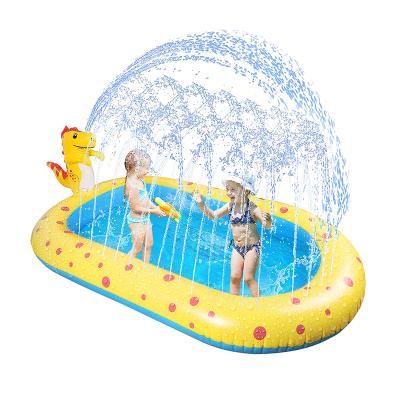 China Hot Sale Ground Custom For Adults Children Kids Family Inflatable Water Slide Pool 66.9 x 40.5 x 25.5 inch for sale