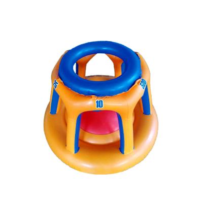 China Amazon Inflatable Hot Selling Portable Inflatable Raft Float PVC Basketball Stand Other Baby Supplies Pool Toys For Children for sale