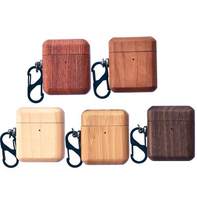 China 2022 Eco-friendly New Wood For Airpod 1 Pro Case 2 3 Natural Bamboo Solid Wood Material OEM Custom For Airpods Pro Gen 3 for sale