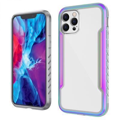 China Amazon Shockproof Selling Military Grade Iridescent TPU Mobile Phone PC Drop Tested Protective Cover Case For Iphone 12 13 Pro Max for sale