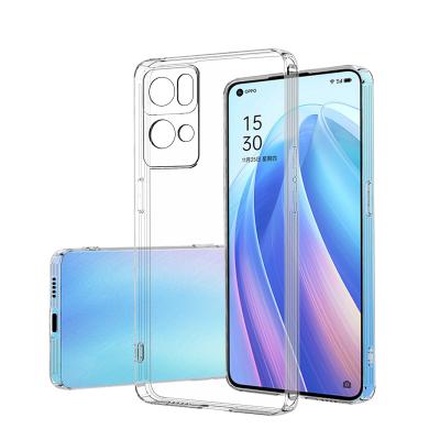 China Airbag Shockproof Clear Right Anti-drop Edge Shockproof Phone Case for oppo find x2 pro Reno 7 6 5G for sale