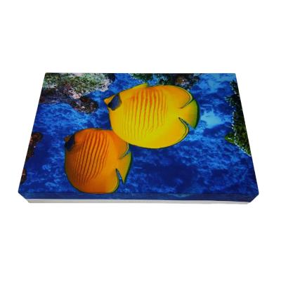 China Contemporary China Manufacture Customize Printed Fabric Glass Art Acoustic Panels for sale