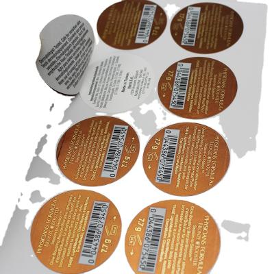 China 2021 Multi Layers OEM Customized Genuine Round Multilayer Label Double Layer Self Adhesive Label for sale