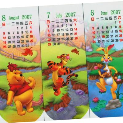 China Custom Cartoon Animal Fridge Magnets Logo Printed Calendar Magnetic Stickers For Promotional Gifts for sale