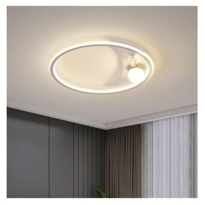 China Surface Mounted Ultra Slim Home Office Indoor Lighting Round Modern White Shape Lamp LED Ceiling Light for sale