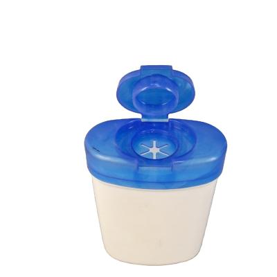 China Modern Plastic oval shape wetly wipes containers/refillable baby wipe box for sale