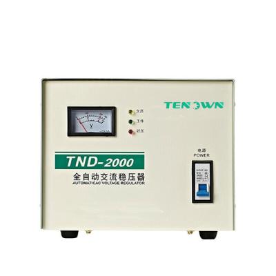 China Industry Equipment High Quality Meter Display Servo AC Control Voltage Stabilizer for sale