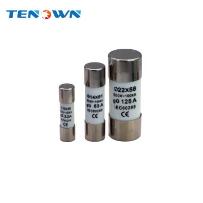 China Safty Ceramic Fuse RT16 Fuse 5x20 Glass Tube Fuse Max Rohs Breaking Safety Material Rating Temperature for sale