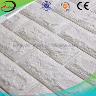 China Easy cut and trim cheap wallpaper for sale relief foam tiles 3d pe foam brick wallpaper factory in china for sale