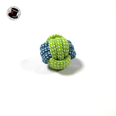 China Viable Hot Selling Rope Toy Chew Ball,Natural Cotton Pet Dog Interactive Toy Chew Ball Toys for sale