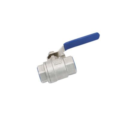 China 2 PC 3/4 inch Ball Valve for water oil and gas Threaded End Casting Stainless Steel 1000PSI NPT BSP Te koop