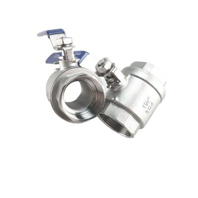 China Medium pressure natural gas pipe used casting technical stainless steel ball valve with blow-out proof stem Te koop