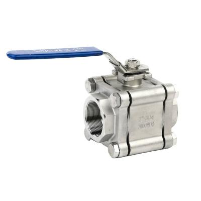 China 3PC Stainless Steel 2000wog Ss316 Thread Ball Valve Stainless Steel Ball Valve Te koop