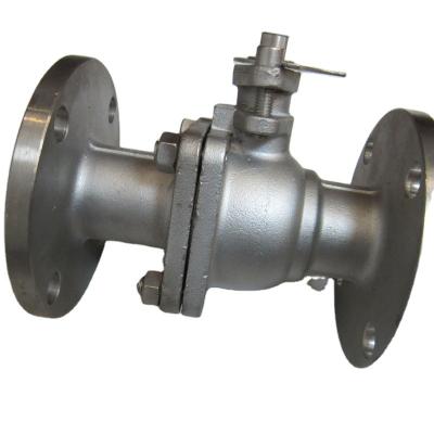 China GB CF8 SS304 Flanged Floating Ball Valve With Composite Casting for sale